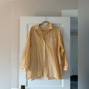 Madewell striped button up